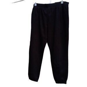 Time and Tru Black Women's Jogger Track Pants